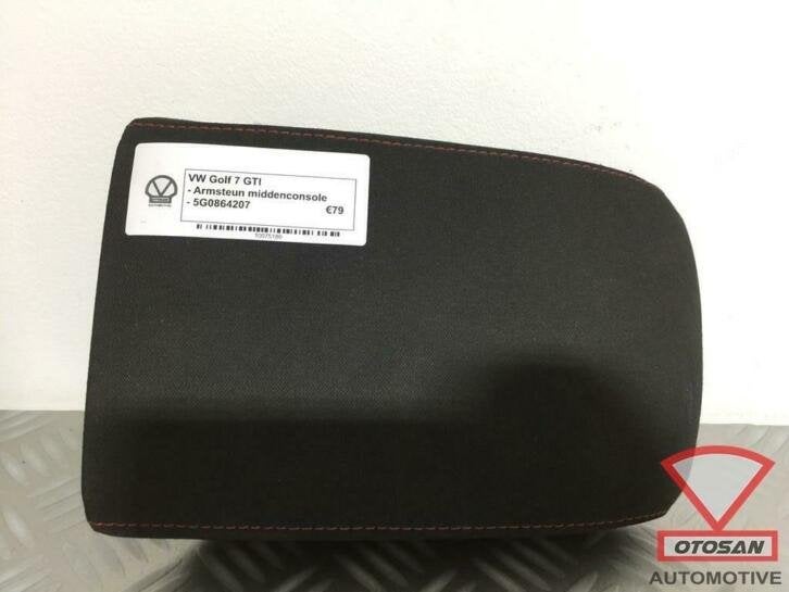 vw golf 7 gti armsteun stof middenconsole 5g0864207, Gebruikt, Volkswagen, Volkswagen AG, Vw@volkswagen.de