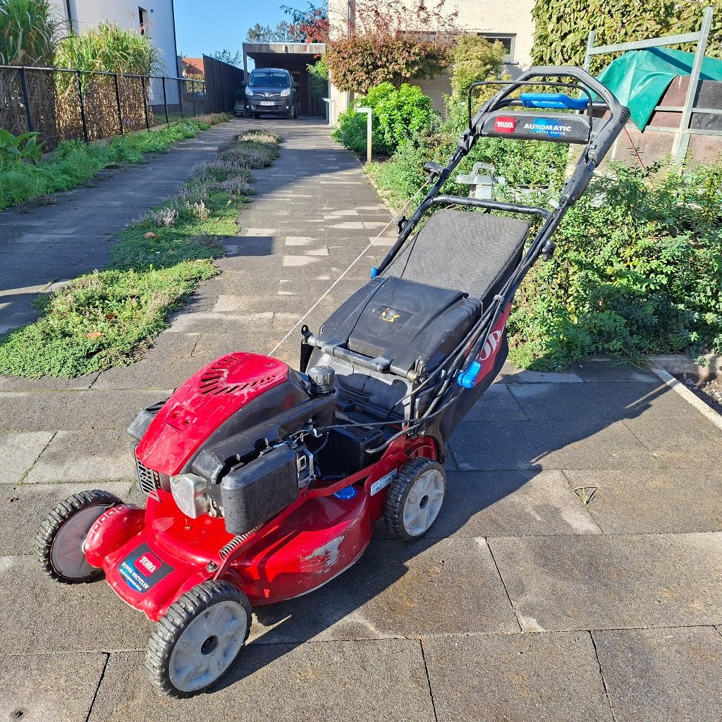 Toro super recycler mulchmaai grasmachine 48 cm, Ophalen, Cirkelmaaier, Gebruikt, Benzine-grasmaaier