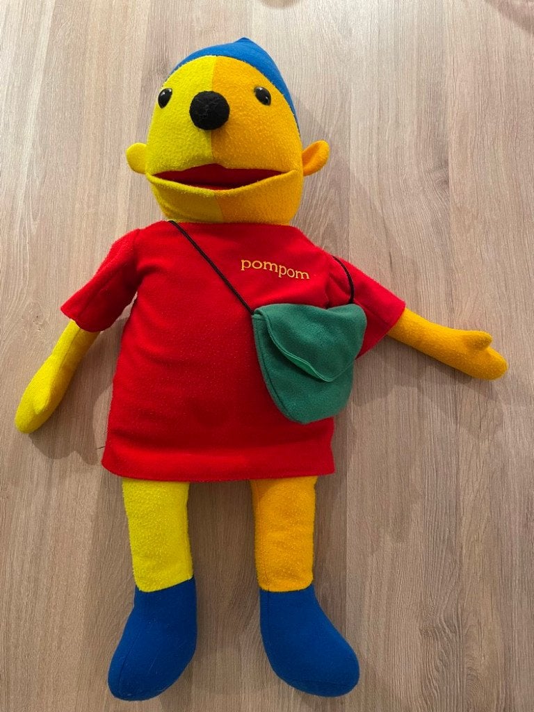 Pompom handpop/ knuffel, Ophalen of Verzenden