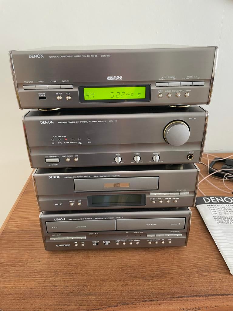 Chaîne hi-fi Denon système D-110, Enlèvement, Utilisé, Lecteur CD, Denon
