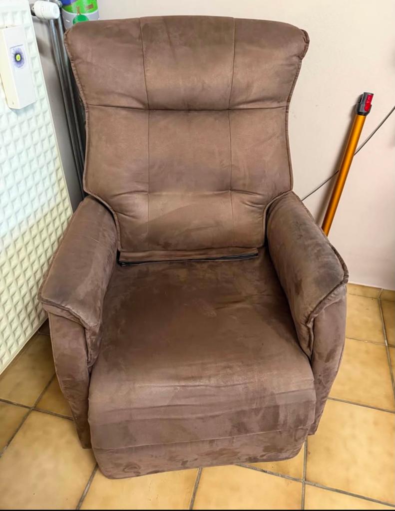 Fauteuil électrique, Enlèvement, Comme neuf, Autres matériaux