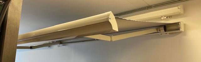 Zonnescherm, À bras articulé, 250 cm à 450 cm, 150 à 300 cm, Comme neuf