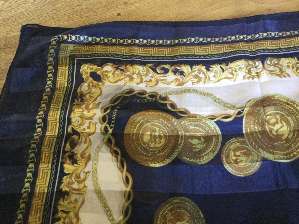 Vierkante sjaal, Kleding | Dames, Mutsen, Sjaals en Handschoenen, Ophalen of Verzenden, Zo goed als nieuw, Sjaal