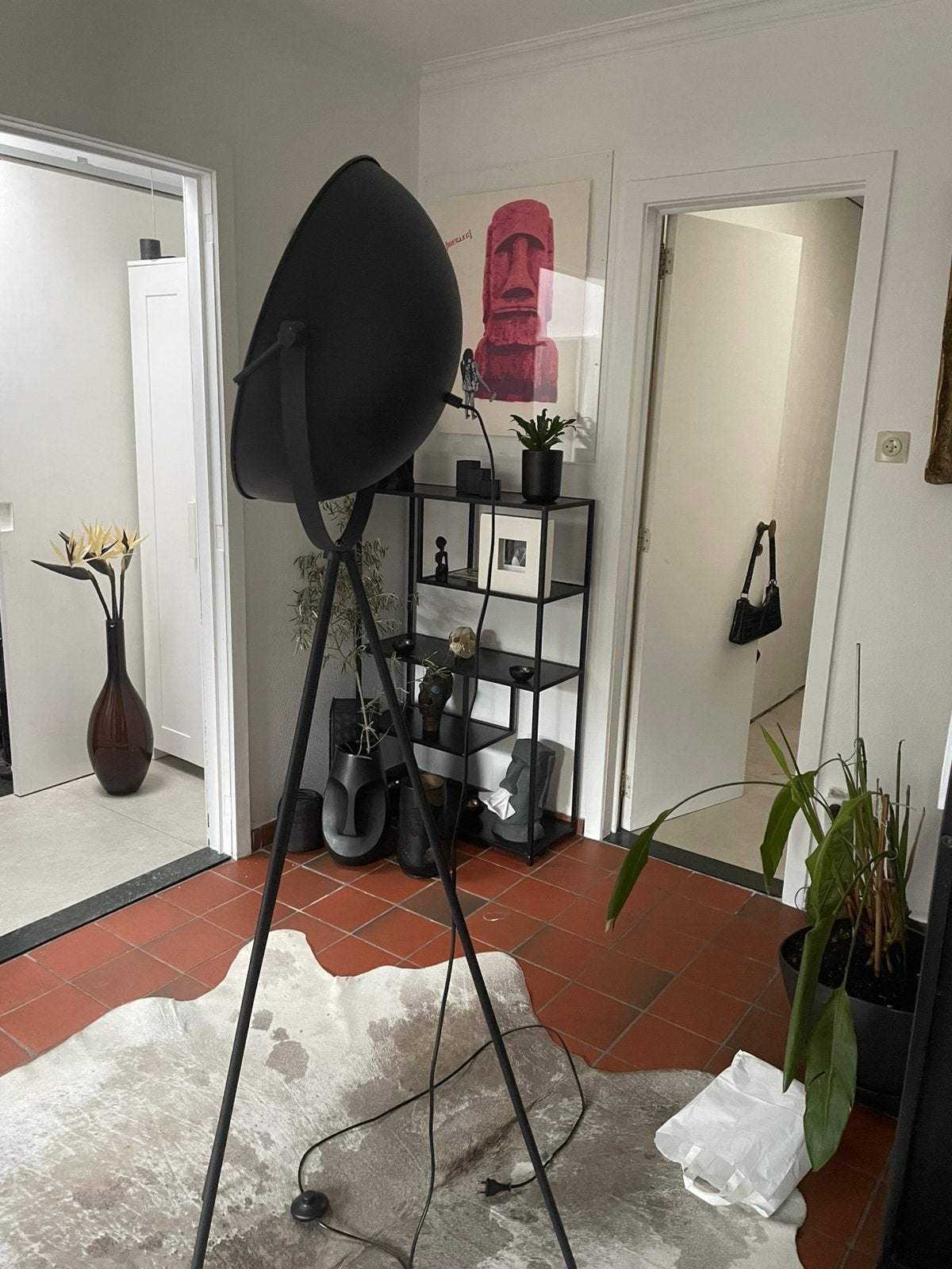 Tripod.vloerlamp, Ophalen, Zo goed als nieuw