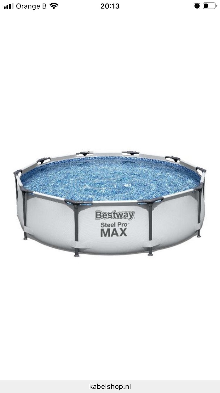 Bestway Steel Pro Max 366x76, 200 à 400 cm, Rond, Enlèvement, Utilisé