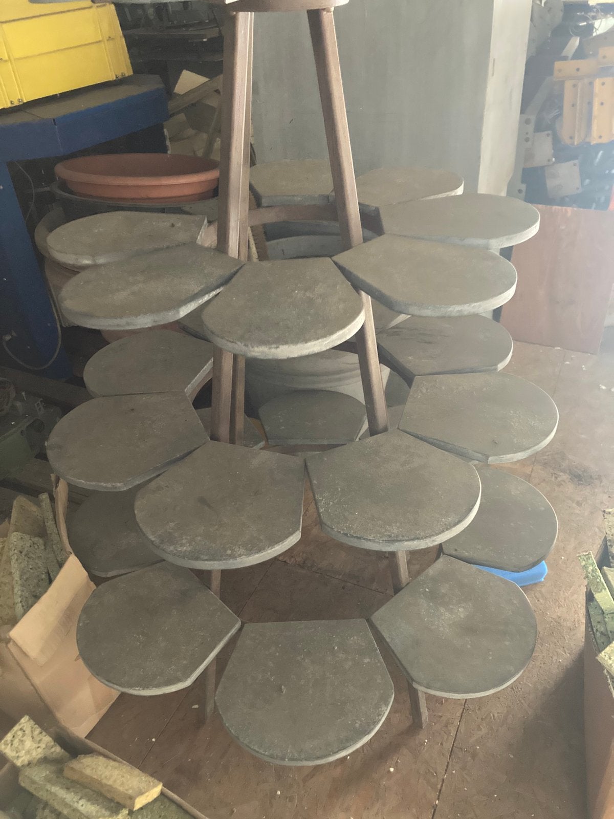 Étagère pour présentation bois et acier, Enlèvement, Utilisé
