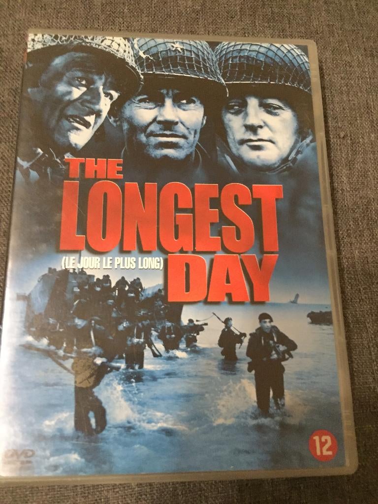 Dvd oorlog film The Longest Day, À partir de 12 ans, Enlèvement ou Envoi, Comme neuf, Guerre