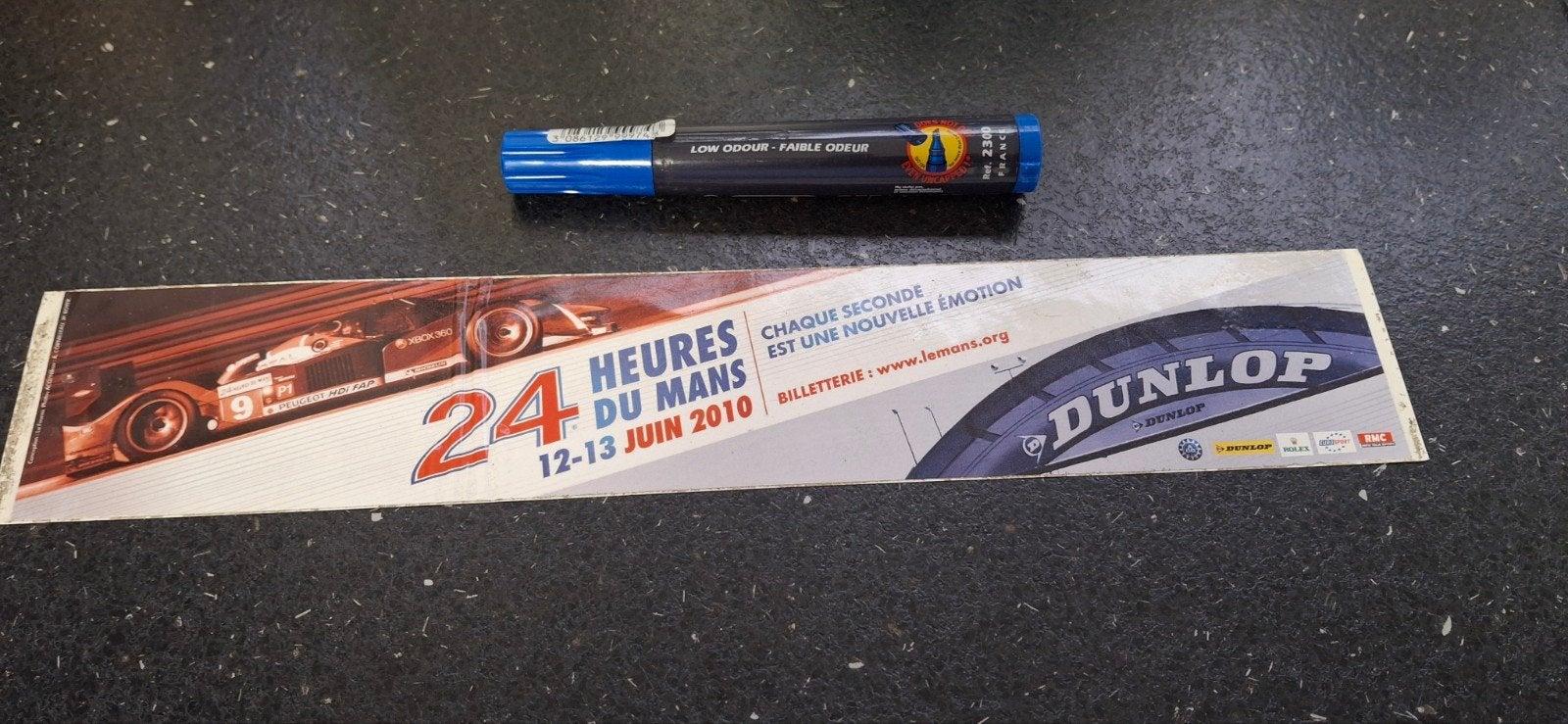 sticker autorally 24 uur Le Mans 2010, Ophalen of Verzenden, Zo goed als nieuw, Auto of Motor