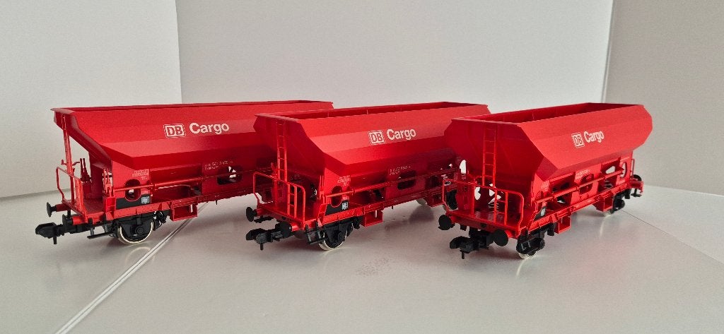 Märklin 58291 Set van 3 DB-Cargo Schotterwagens NIEUW, Hobby en Vrije tijd, Gelijkstroom of Wisselstroom, Ophalen of Verzenden