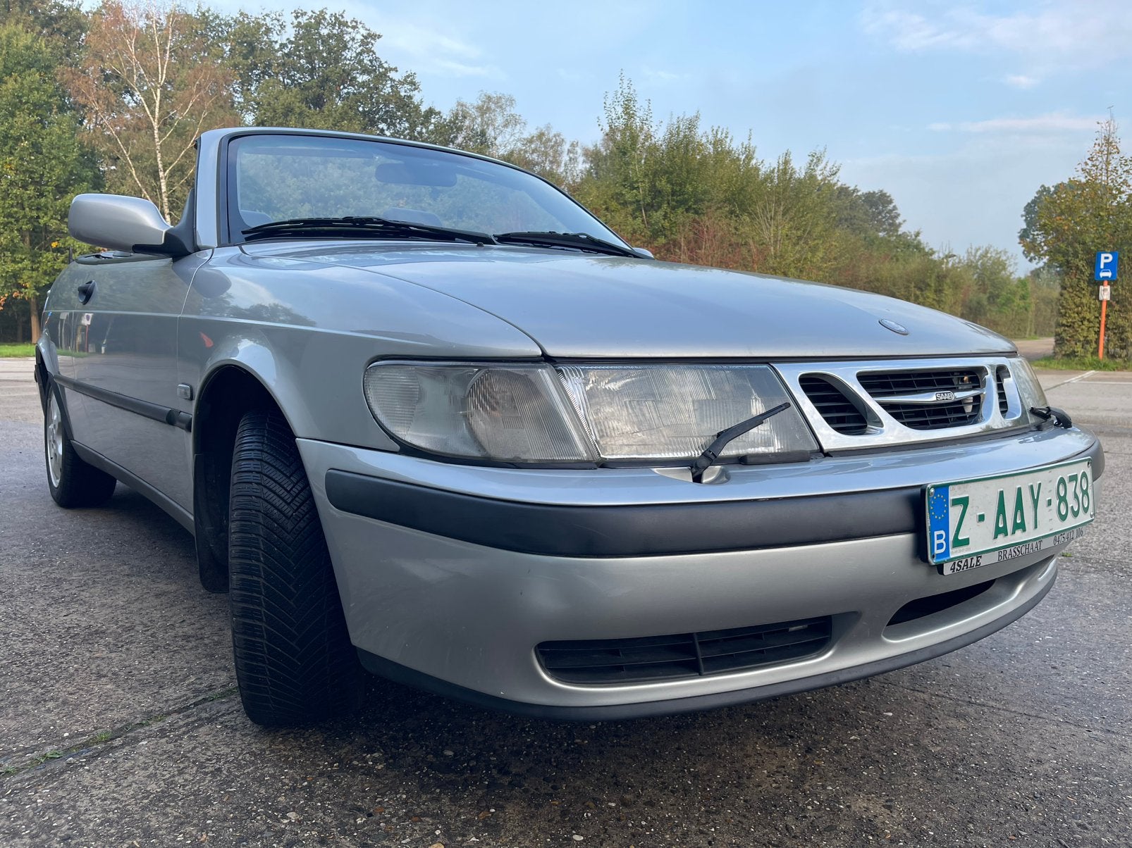 9-3 2.0i Cabriolet CUIR/CLIMATISATION, Autos, Cuir, Argent ou Gris, Achat, 110 kW