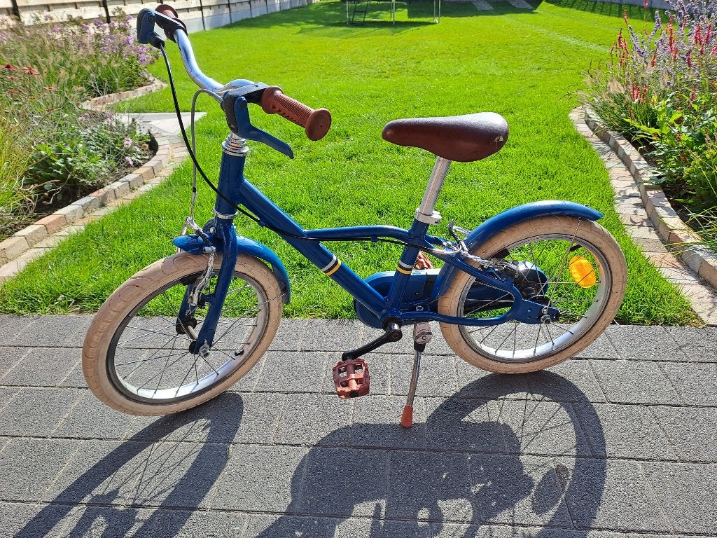 Kinderfiets B-Twin 16 inch, Ophalen, Velgrem, B-TWIN, 16 tot 20 inch