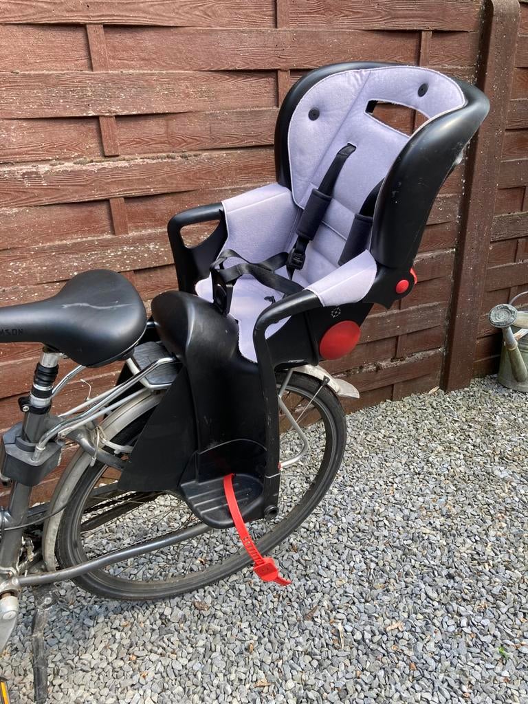 Fietsstoeltje, Ophalen, Gebruikt, Achterzitje, Voetsteuntjes