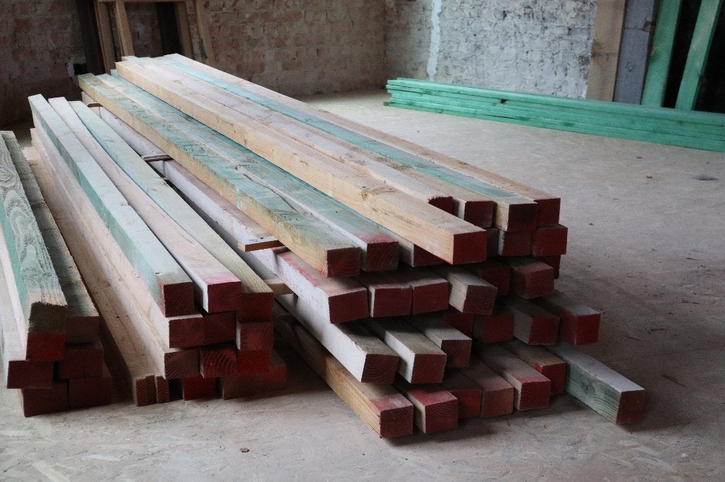 Kepers Douglas 63x73 mm, Doe-het-zelf en Bouw, Hout en Planken, Ophalen, Nieuw, Balk, Overige houtsoorten
