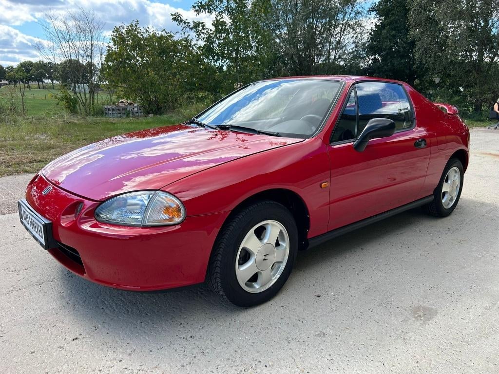 HONDA CRX DE SOL, Auto's, Honda, Stof, Zwart, 4 cilinders, Cabriolet
