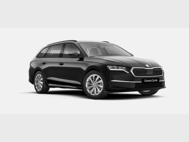 Skoda Octavia Combi OCT.COM M-HEV AMB TS 81/1.0 A7F, Auto's, Automaat, Zwart, Break, Navigatiesysteem