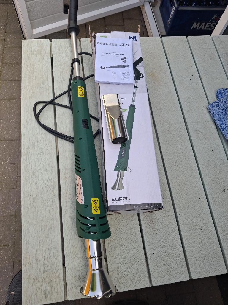 Onkruidbrander en BBQ-aansteker 2-in-1, Tuin en Terras, Ophalen, Zo goed als nieuw, Eurom