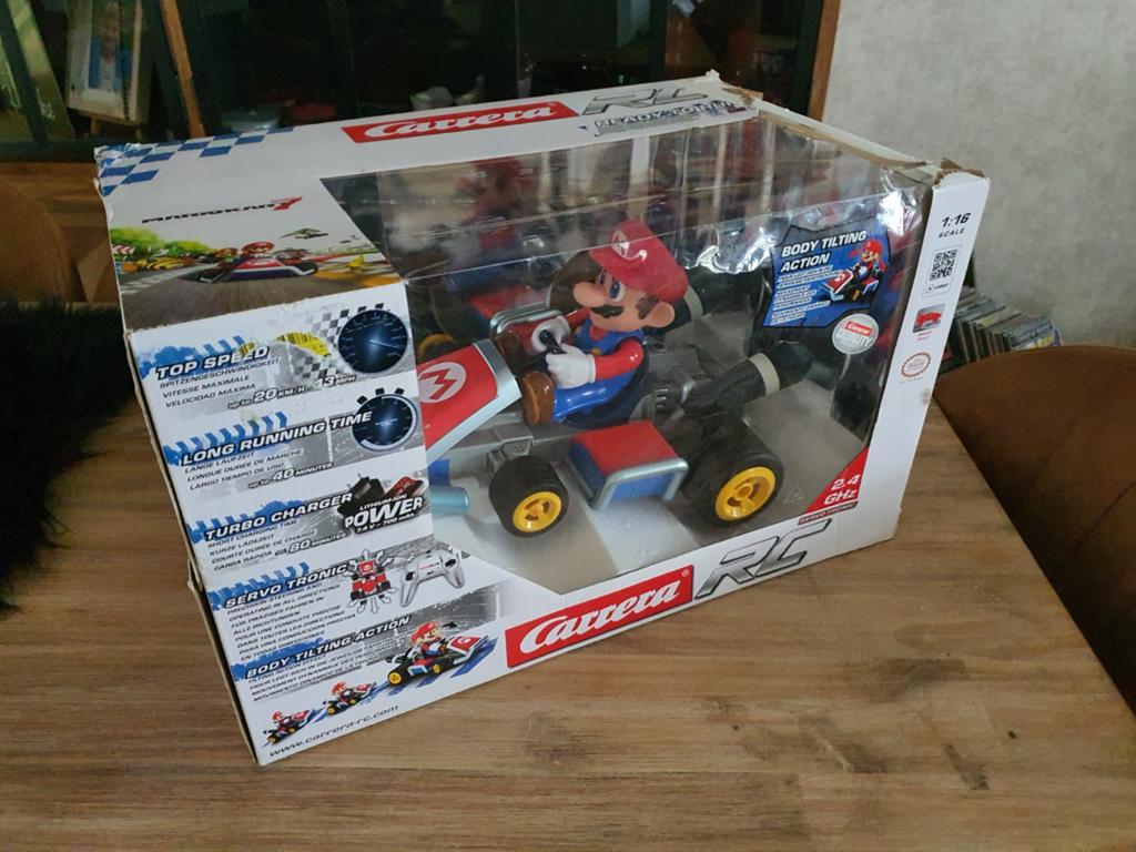 Mariokart rc XL carrera, Ophalen