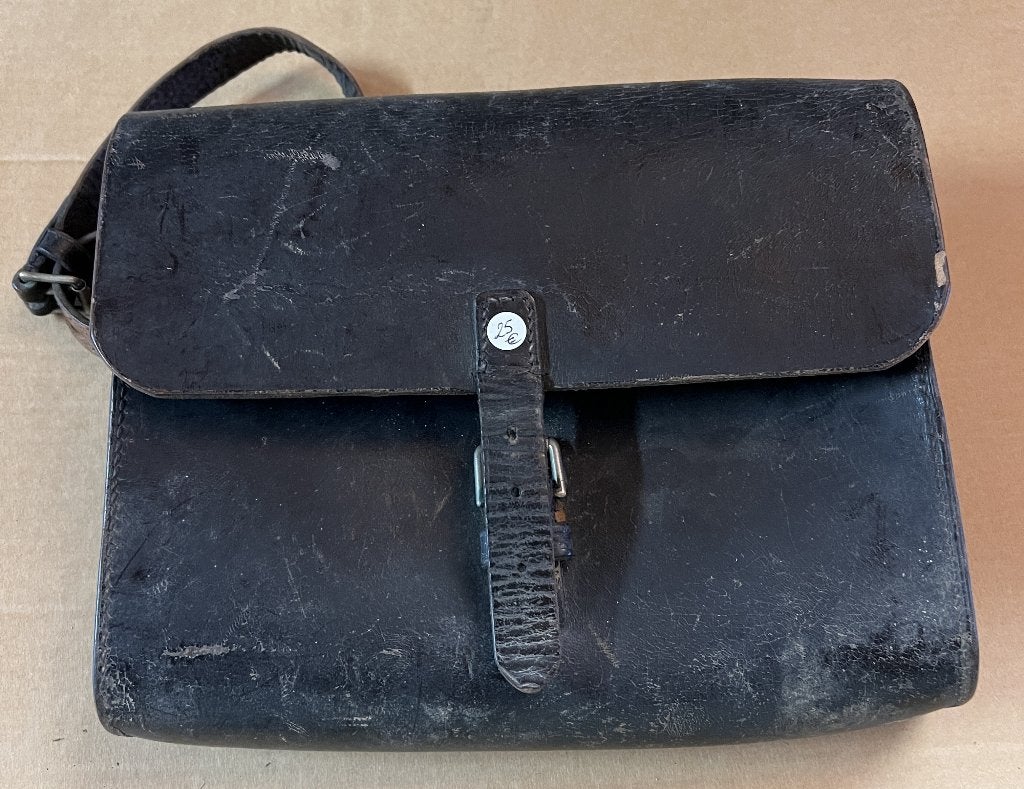 Rijkswacht - Gendarmerie - Lederen tas, Ophalen of Verzenden, Rijkswacht, Overige typen