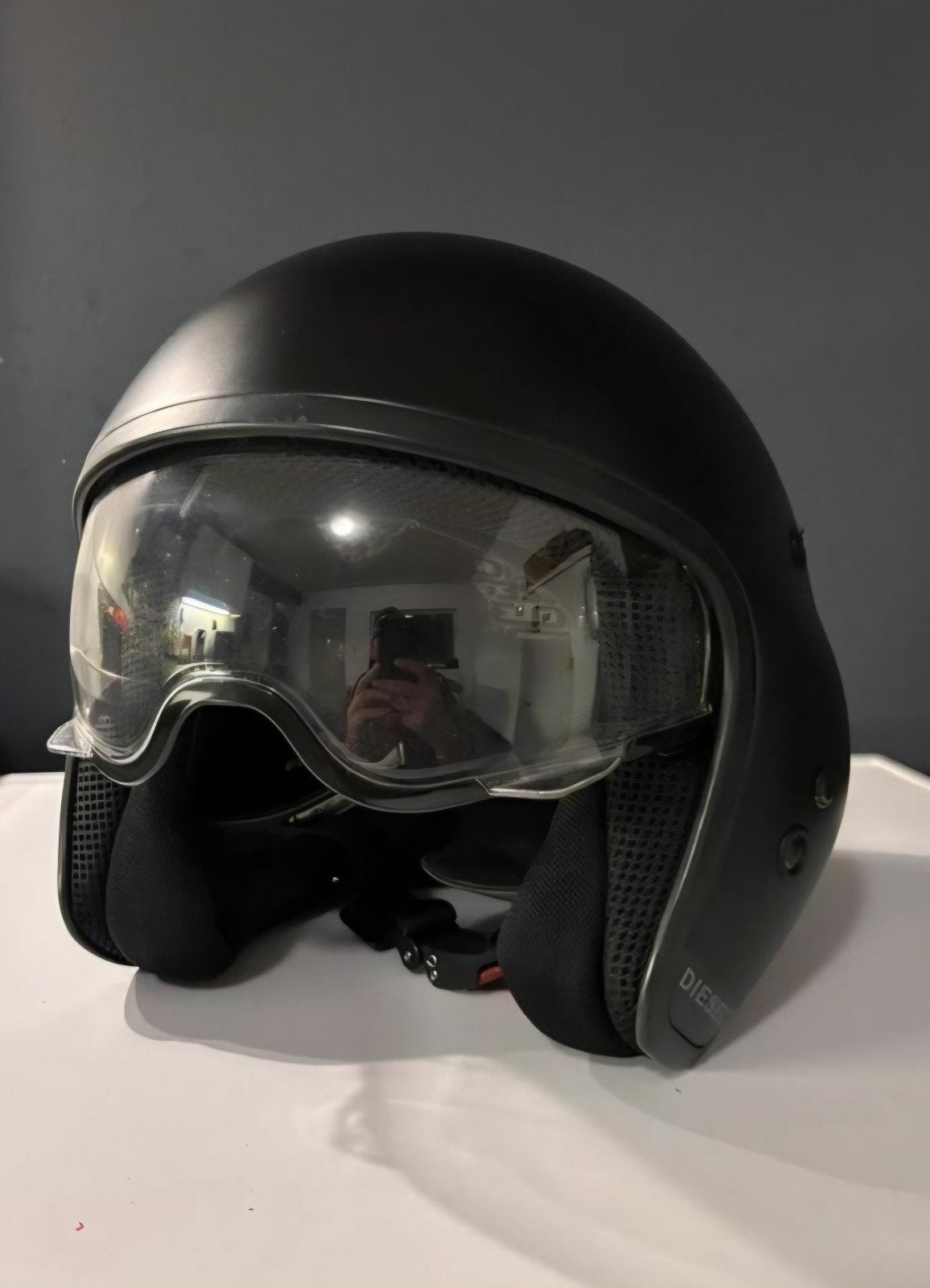 Diesel AGV motorhelm, Motos, M, Seconde main, Femmes, Casque jet