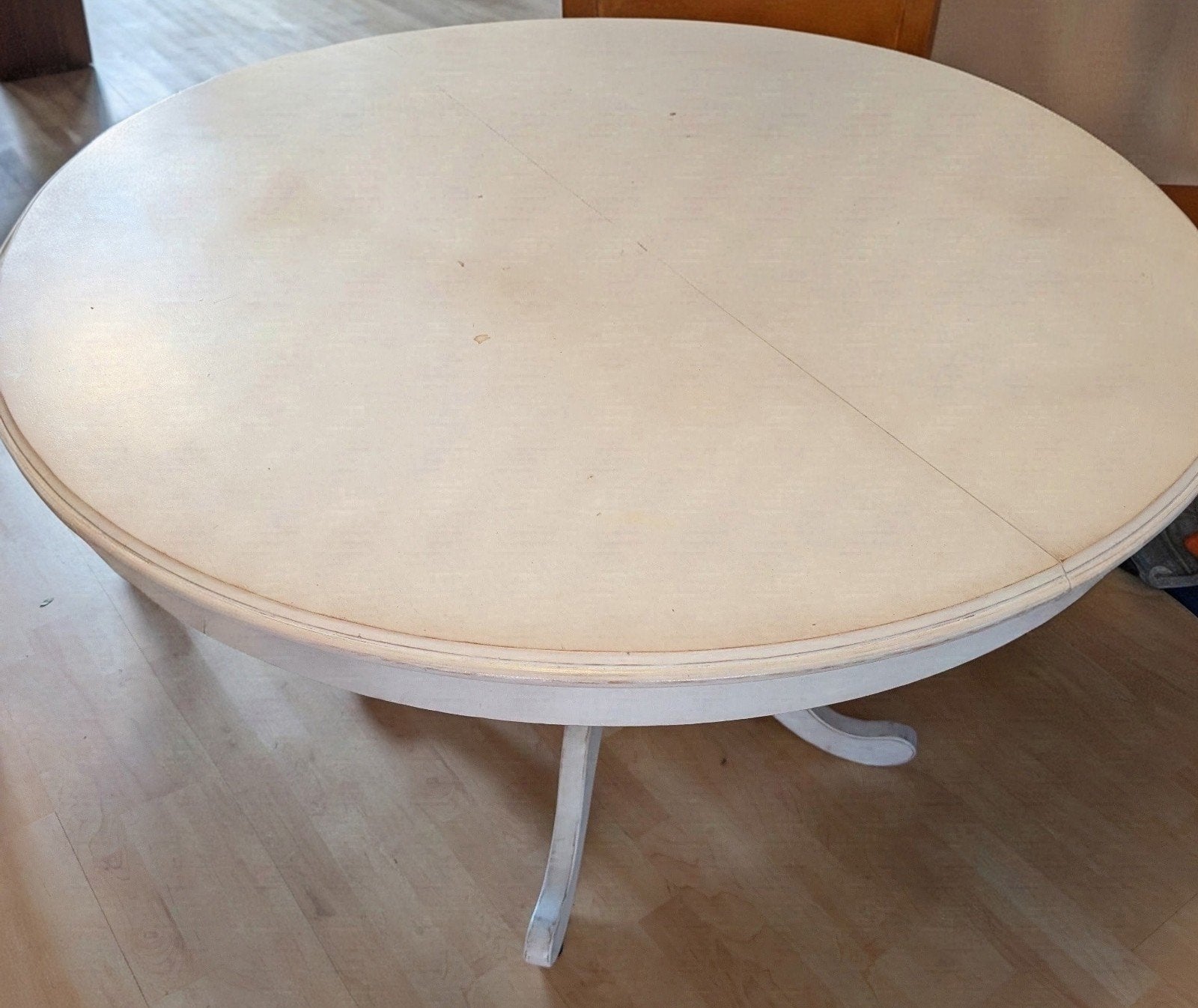 ronde eettafel 120 cm doorsnede(uitschuifbaar), Huis en Inrichting, Ophalen