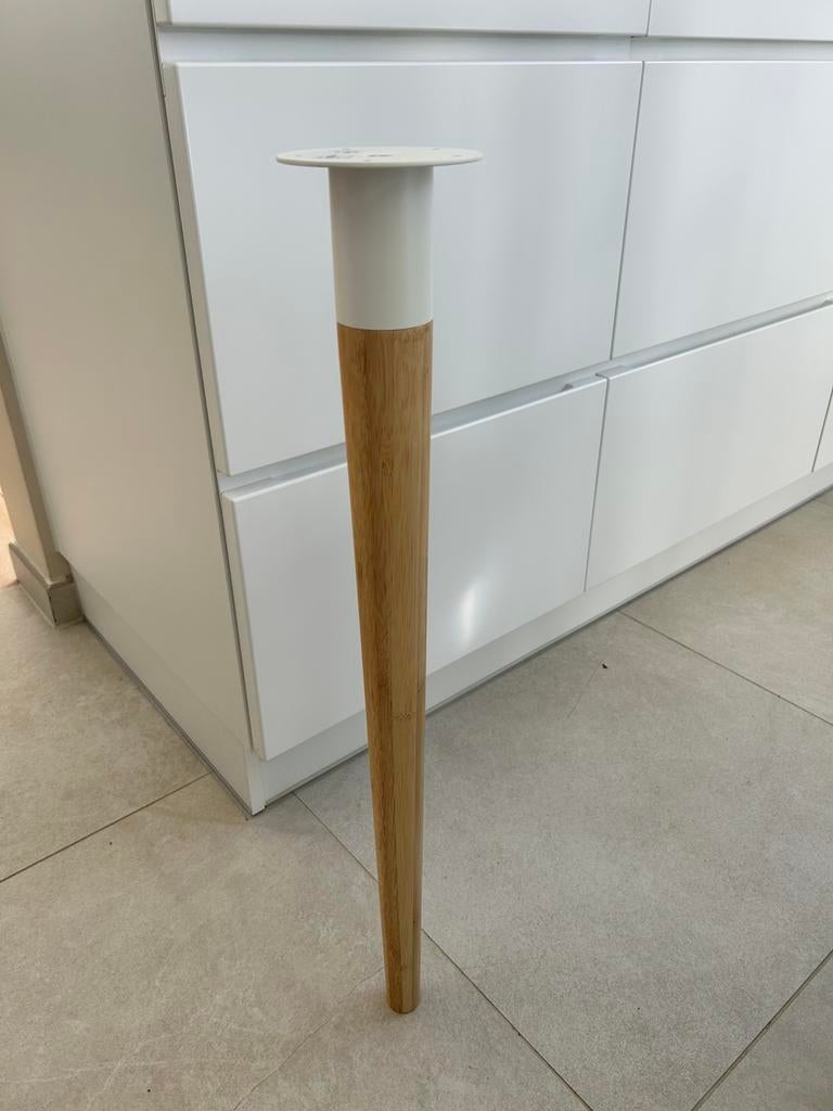 4 tafelpoten ikea, prijs voor vier, Maison & Meubles, Pièces pour table, Neuf, Pied de table, 50 à 100 cm, Enlèvement