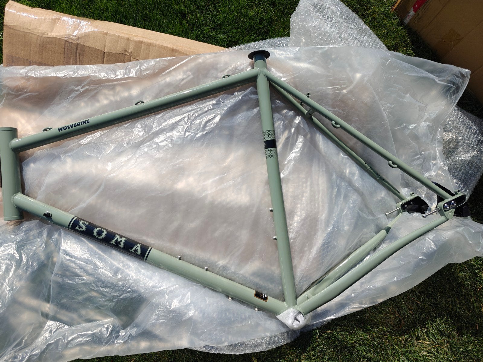 Soma Wolverine v4.1b met lugged vork, Fietsen en Brommers, Frame, Staal, Ophalen of Verzenden, Zo goed als nieuw