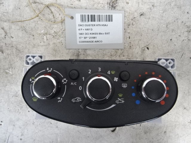 BEDIENINGSPANEEL AIRCO Dacia Duster (HS) (01-2009/01-2018), Auto-onderdelen, Dashboard en Schakelaars, Dacia, Gebruikt