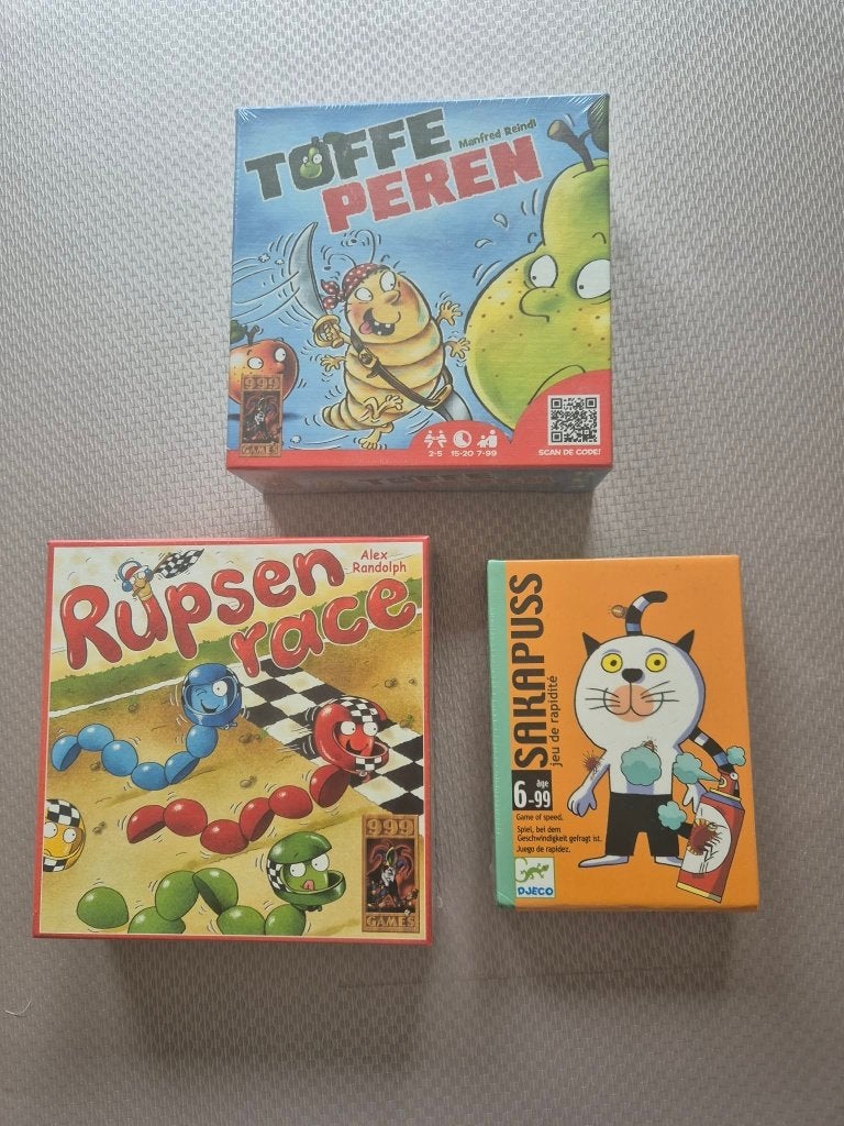 trio kleinere spellen, Enlèvement ou Envoi, Neuf, 999 games