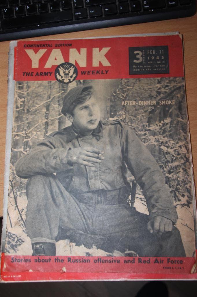 US WW2 Magazine "YANKS" (fev45), Collections, Envoi, Armée de terre, Livre ou Revue
