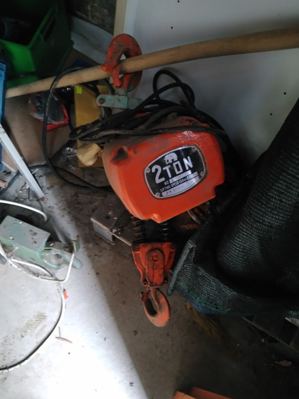 Een zware takel 2 ton, Doe-het-zelf en Bouw, Lieren en Takels, Ophalen