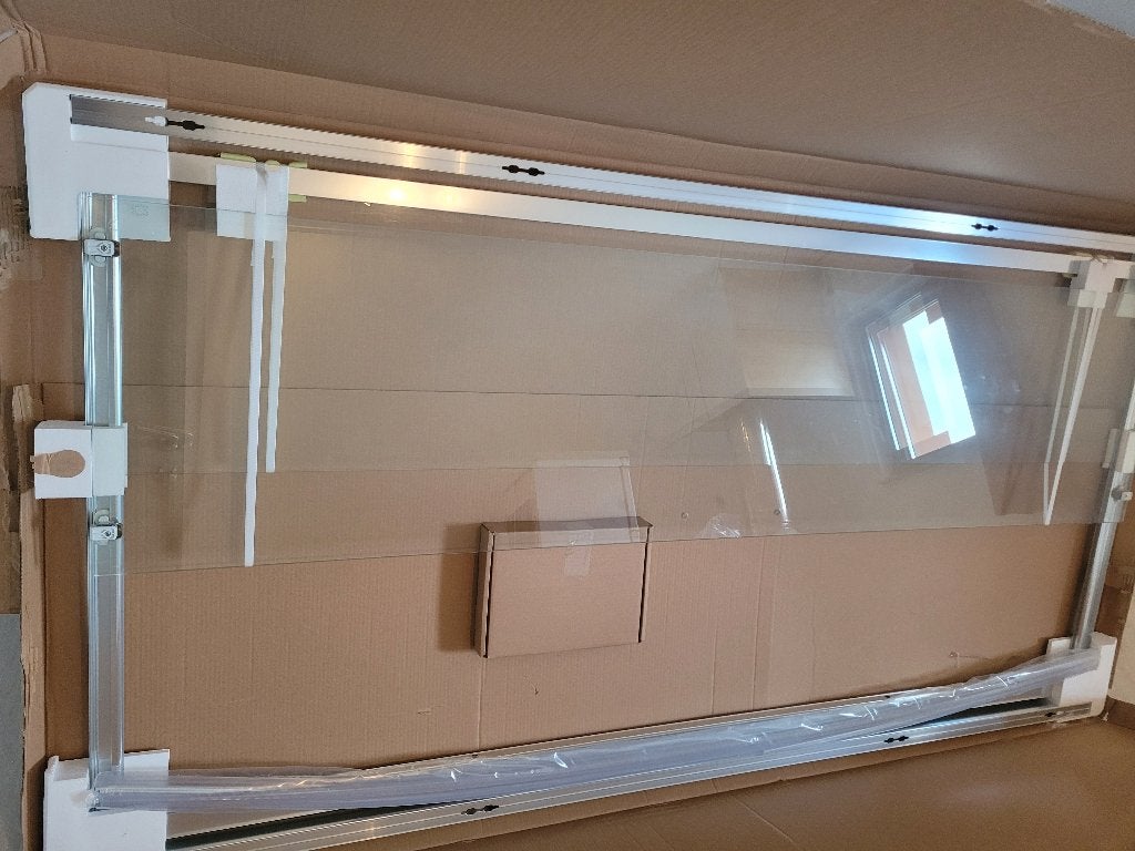HÜPPE X1 Flex 100 cm schuifdouchedeur — NIEUW, Ophalen, 100 tot 150 cm, Overige typen, Nieuw