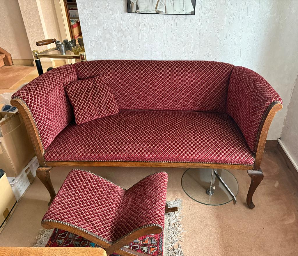 Ensemble canapé et chaises, Antiek en Kunst, Ophalen