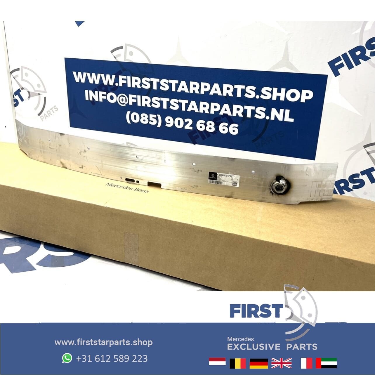 V177 W177 BUMPERBALK A1776202800 aluminum voorbumper BALK Me, Gebruikt, -, Voor, Ophalen of Verzenden