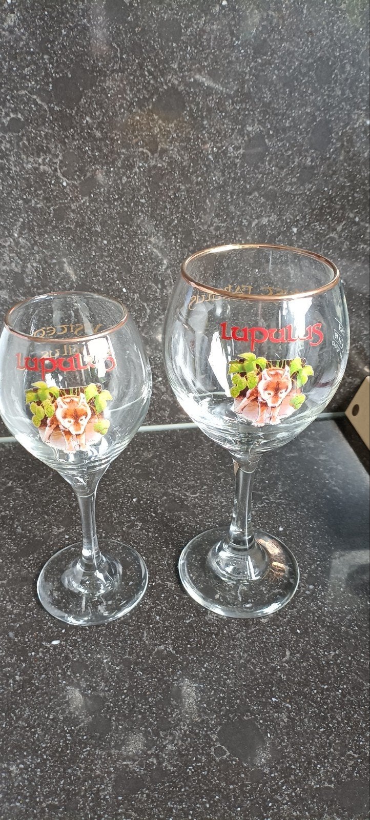2 nieuwe glazen Lupulus 25 CL en 15cl, Verzamelen, Ophalen of Verzenden