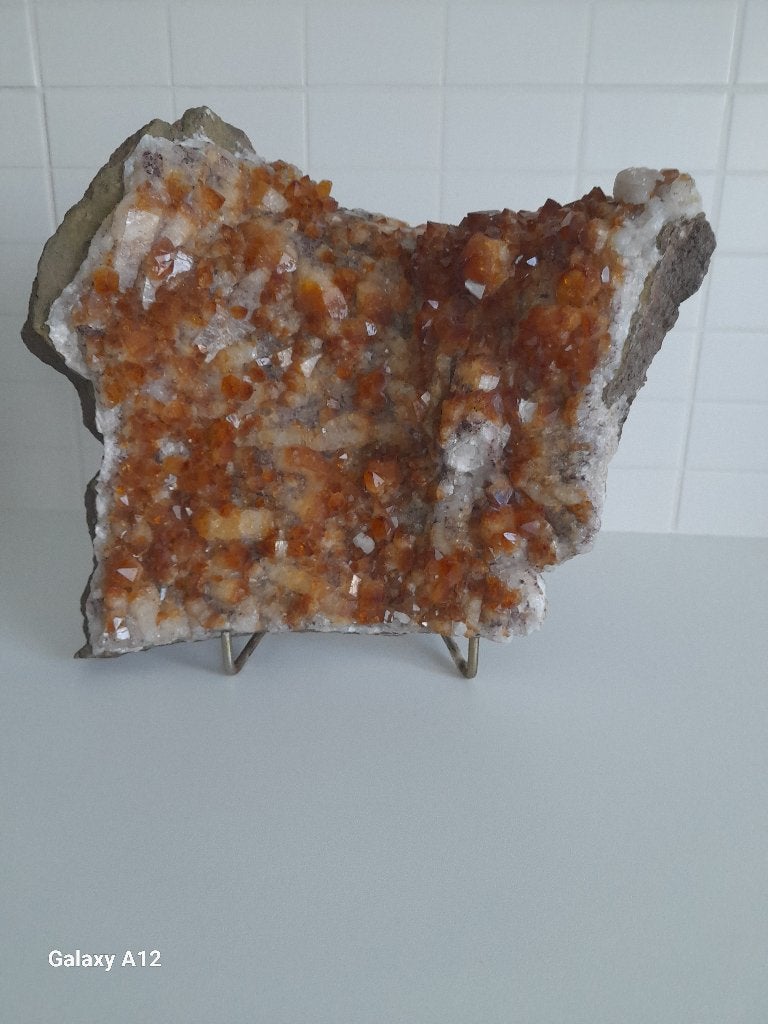 Citrien mineraal, Verzamelen, Mineralen en Fossielen, Ophalen, Mineraal