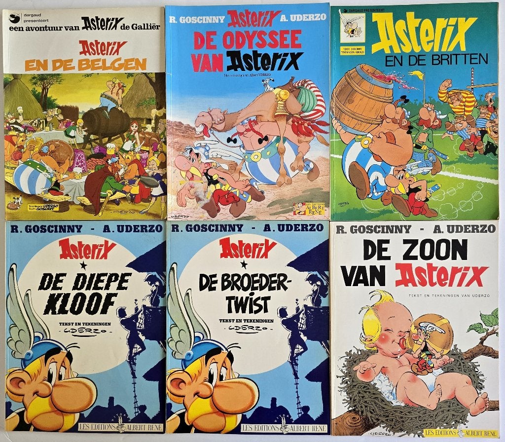 Strips - Asterix - lot 9 albums, Boeken, Ophalen of Verzenden