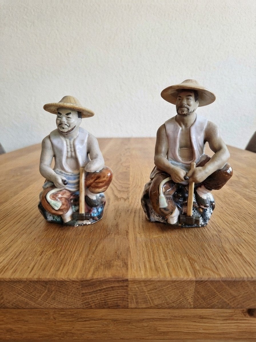 2 Mudman beeldjes, Verzamelen, Ophalen of Verzenden, Zo goed als nieuw