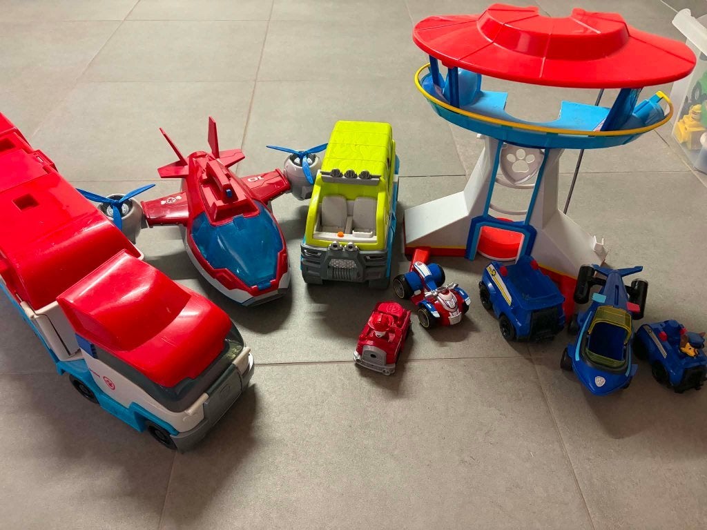 Paw patrol speelgoed, Ophalen, Gebruikt