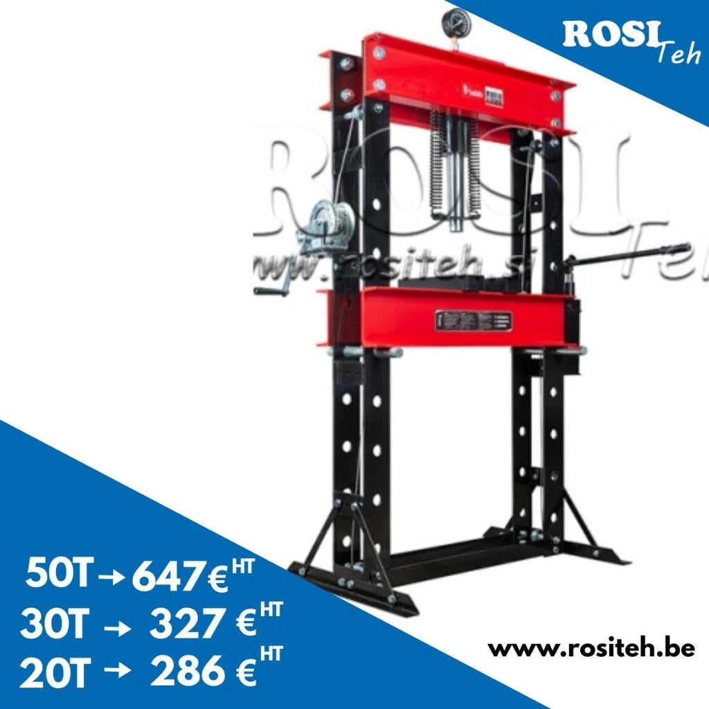 Presse hydraulique d'atelier-professionnelle -(double pompe), Envoi, Neuf