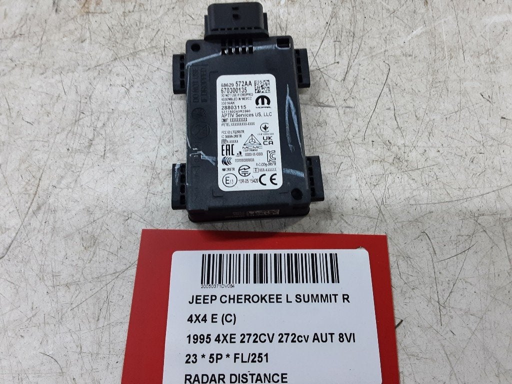 RADAR ANTI COLLISION Jeep Grand Cherokee L (WL) (670300135), Webaccessibility@stellantis.com, Stellantis N.V., Utilisé, Taurusavenue 1
2132 LS  Hoofddorp, NL