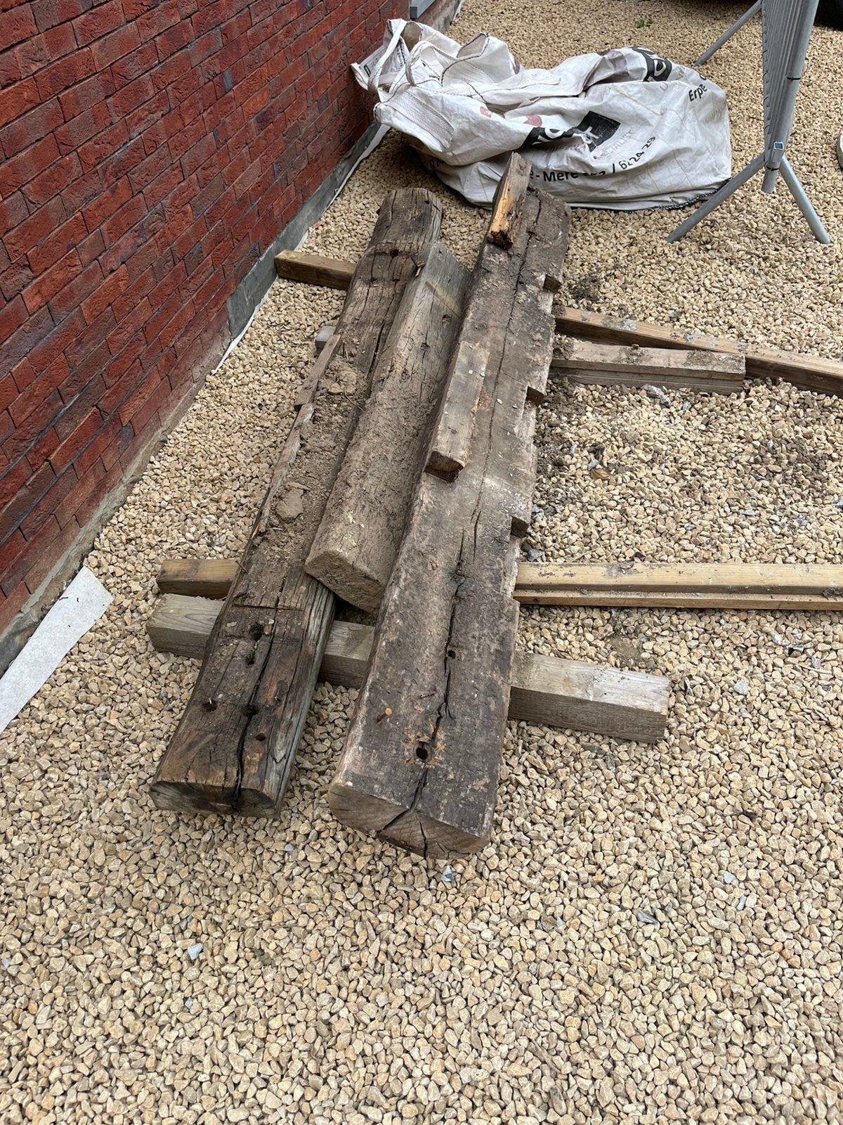 GRATIS Treinbiels, Ophalen, Gebruikt, Hardhout, 250 cm of meer