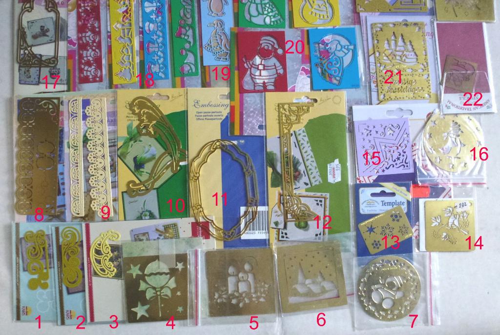 Hobby materiaal kaarten maken - grote sets aan spotprijzen, Ophalen of Verzenden, Zo goed als nieuw, Overige thema's, Pons of Mal