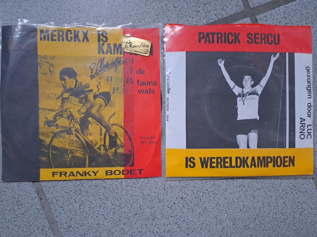 Patrick Sercu is wereldkampioen lp vinyl, Sport en Fitness, Ophalen, Zo goed als nieuw, Overige typen