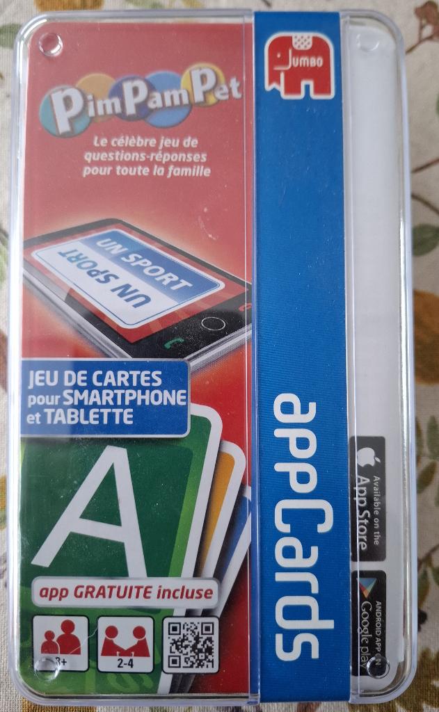 Jumbo Pim Pam Pet spel app cards, Drie of vier spelers, Ophalen of Verzenden, Nieuw, JUMBO