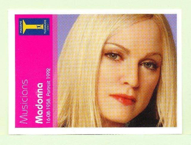 (m89) Madonna, Trading Card, Verzenden, Gebruikt