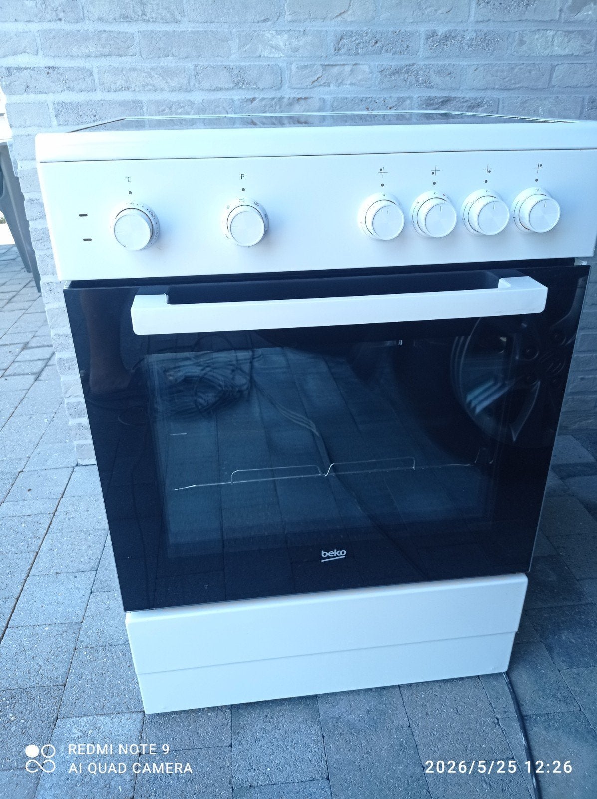 Vitrokeramische kookplaat  , net en werkende staat, Ophalen, Grill