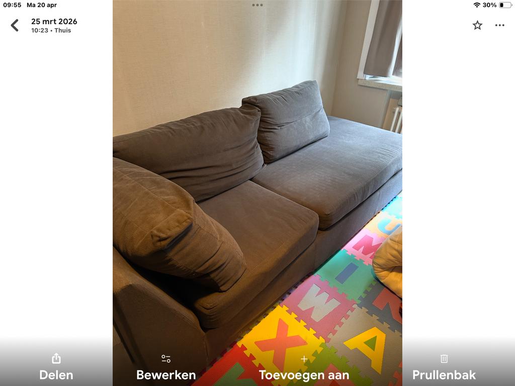 Zetel, Ophalen, Gebruikt, Bruin, Overige maten