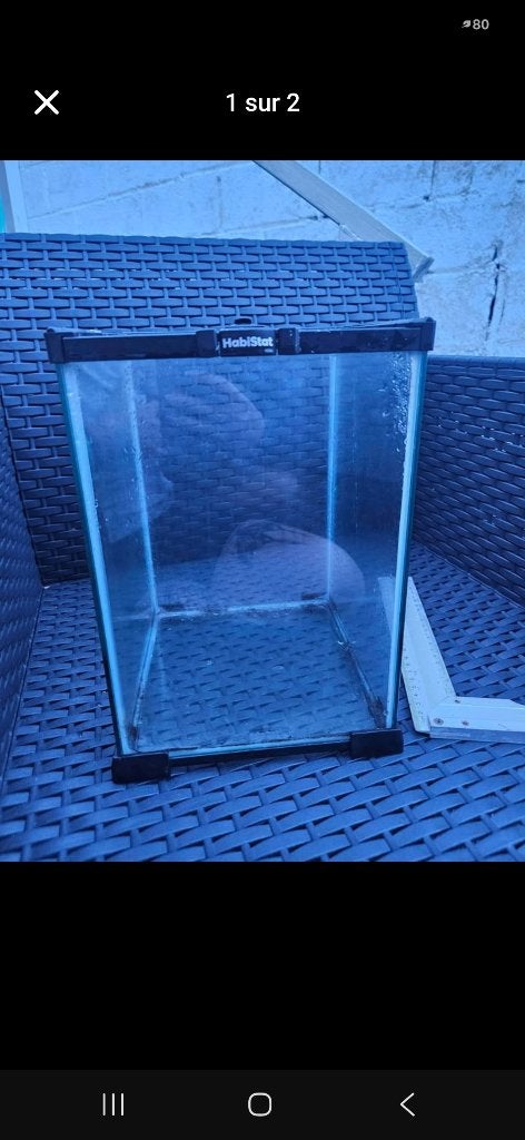 Terrarium, Animaux & Accessoires, Enlèvement, Utilisé, Terrarium ou Paludarium