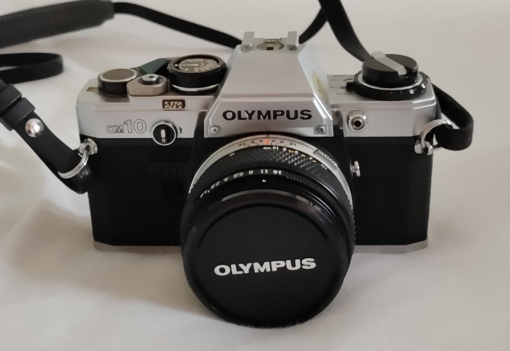Olympus OM10 Analoge Spiegelreflexcamera, Ophalen, Gebruikt, Spiegelreflex, Olympus