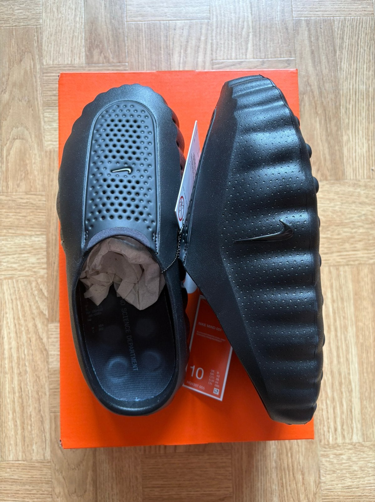 Nike Mind 001 Triple Black - 44, Kleding | Heren, Schoenen, Zwart, Nieuw, Ophalen of Verzenden, Sneakers